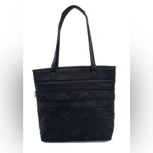 Lug NWT Black Quilted Taxi Tote Legacy Collection